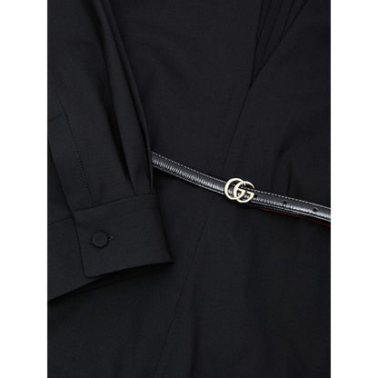 Combinaison en laine noire Gucci