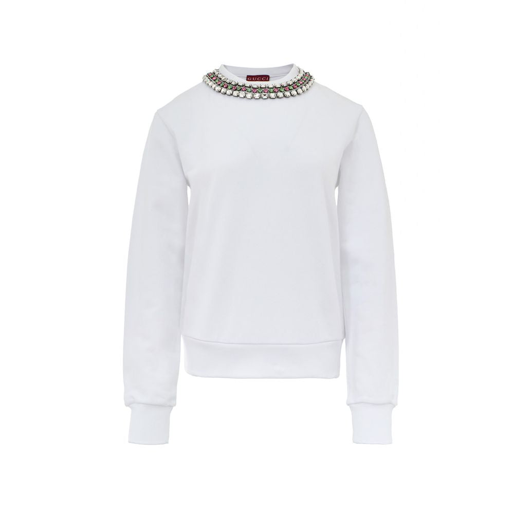 Sudadera Gucci de algodón blanco