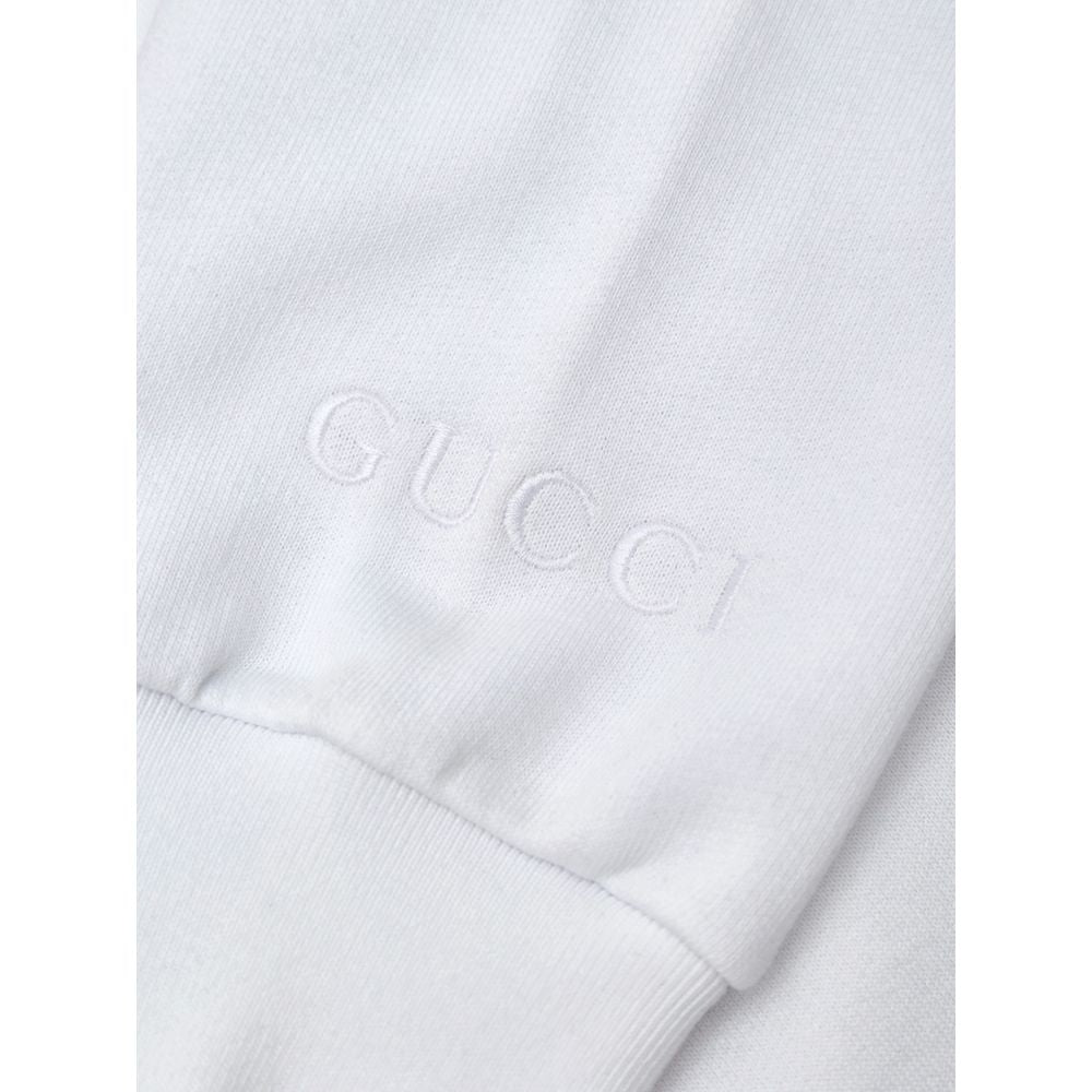Sudadera Gucci de algodón blanco