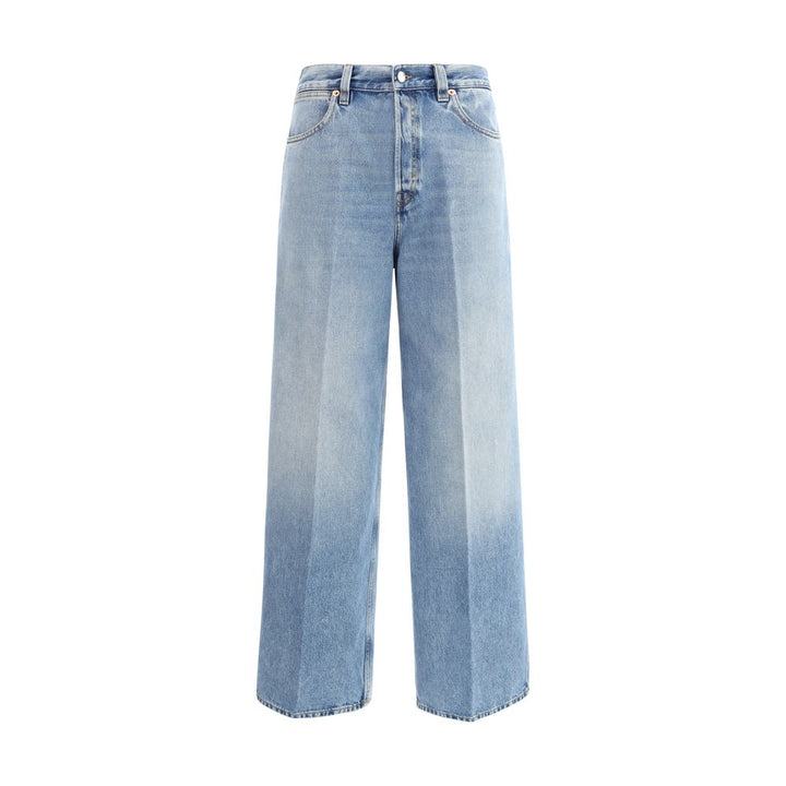 Gucci Jean en denim de coton bleu clair