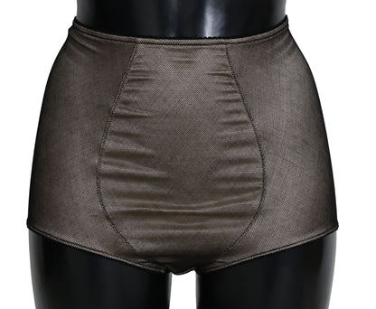 Bas de sous-vêtements Dolce & Gabbana beige avec filet noir