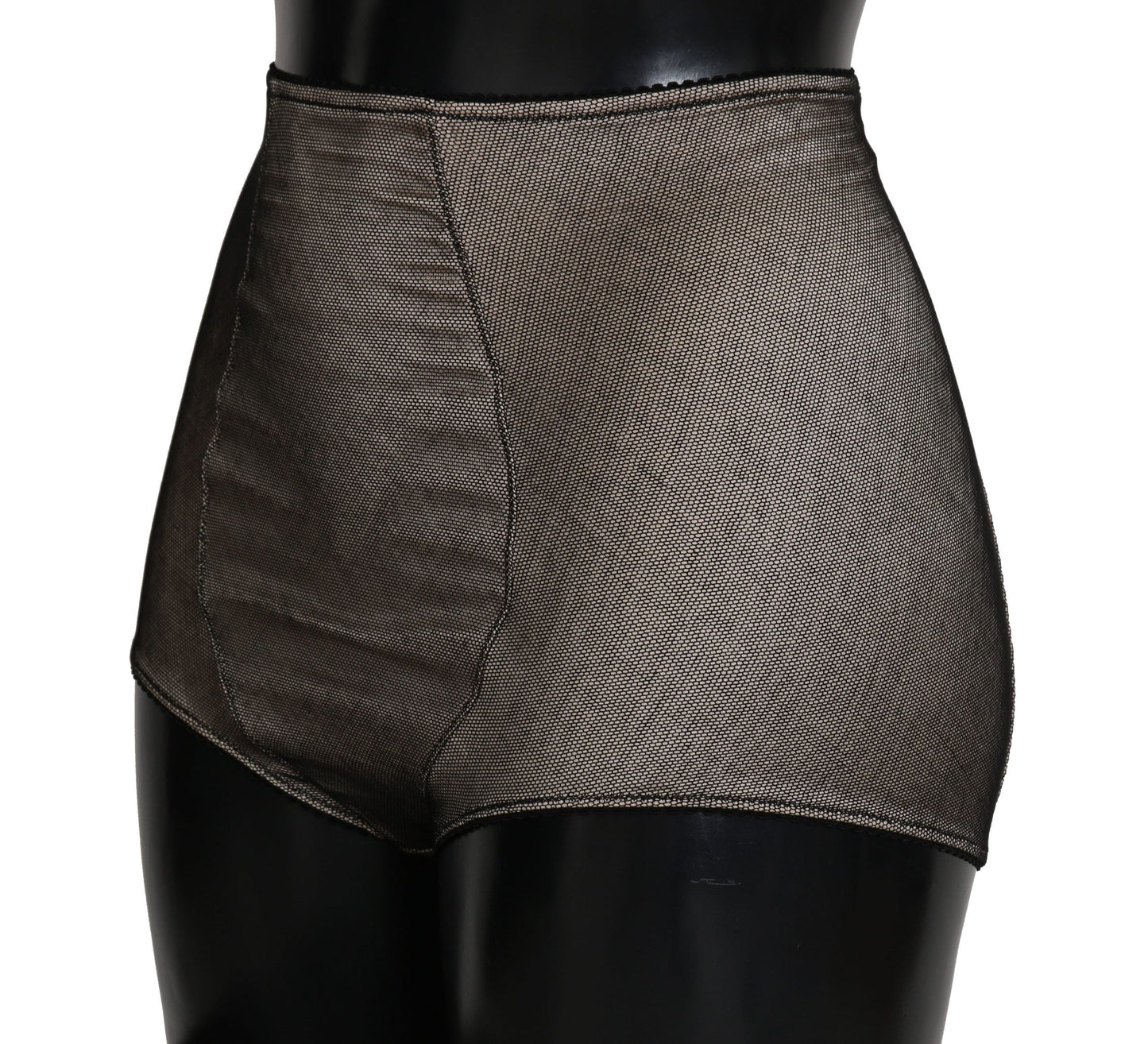 Bas de sous-vêtements Dolce & Gabbana beige avec filet noir