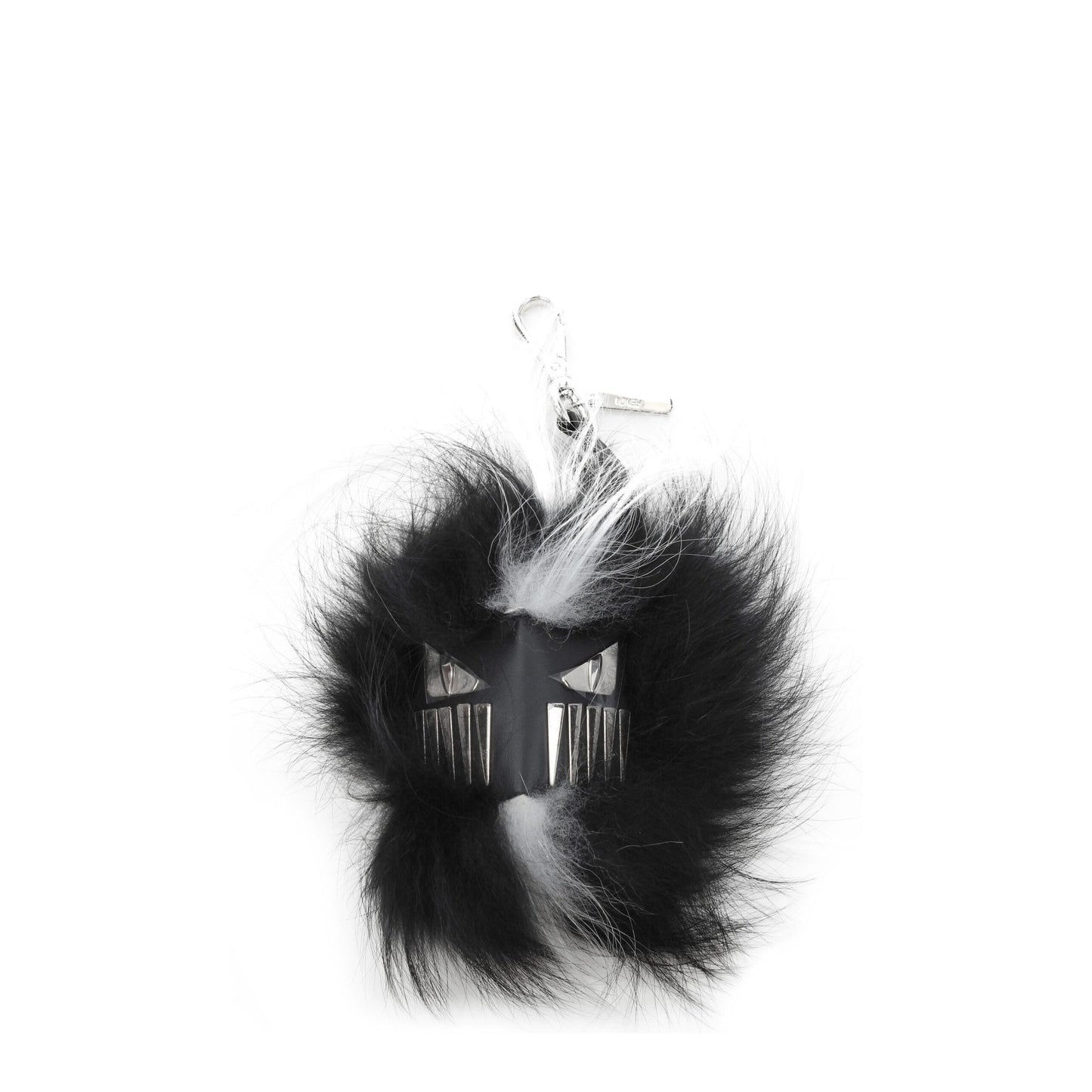 Collar de piel negro Fendi