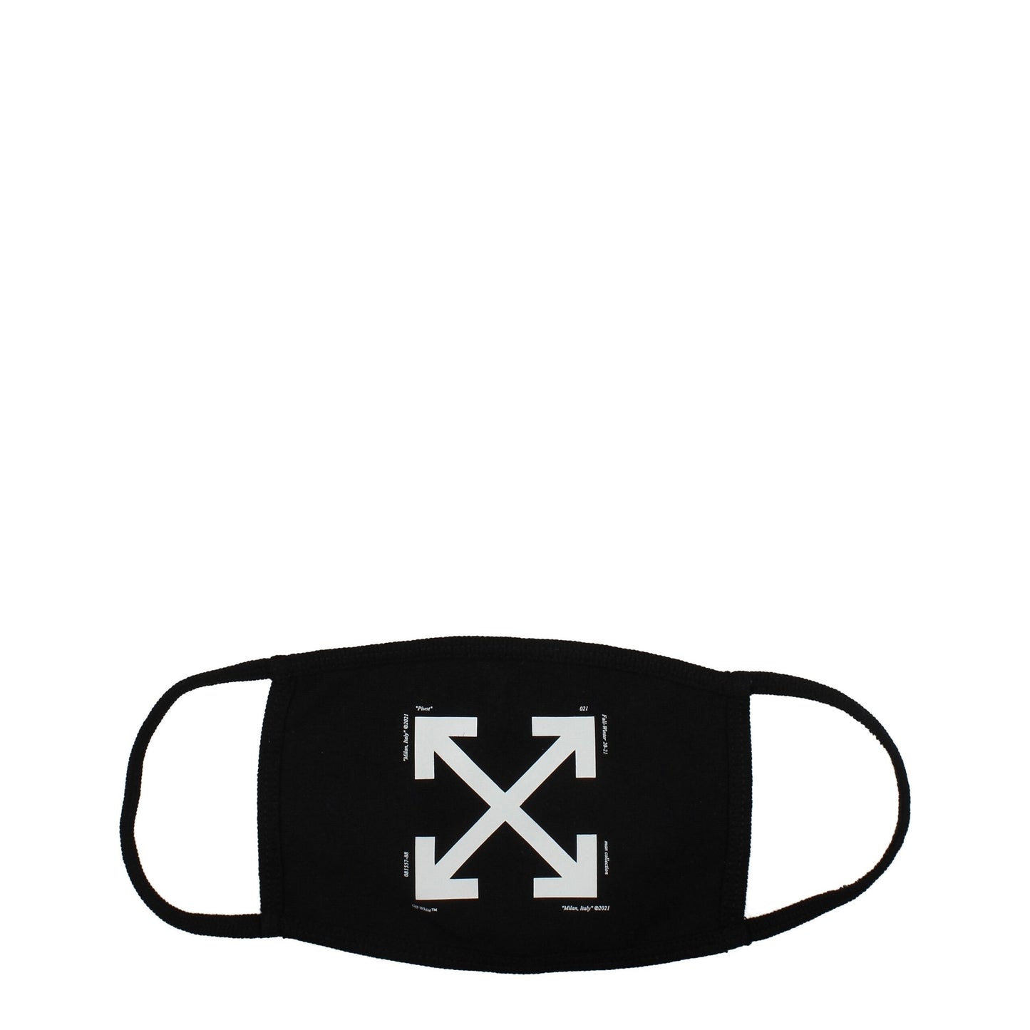 Masque Off-White en coton noir
