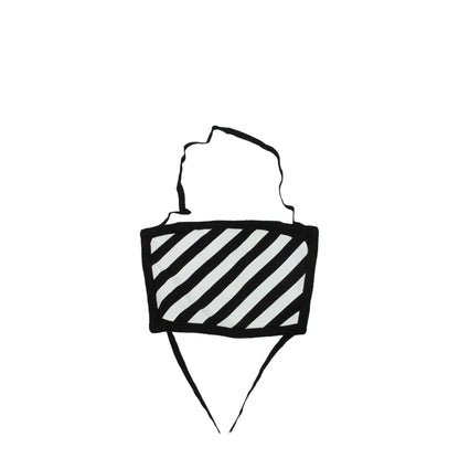 Mascarilla Off-White de algodón negro