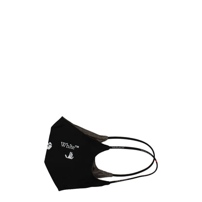 Masque facial Off-White en coton noir