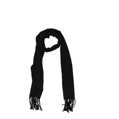 Bufanda Off-White de Cachemir Negro