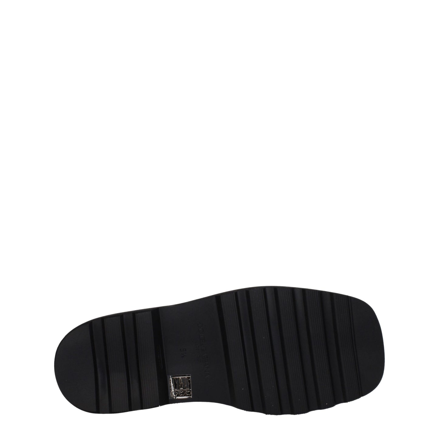 Zapatos Oxford y Derby de cuero negro Dolce & Gabbana