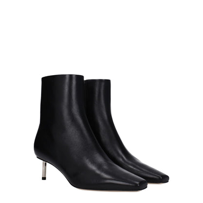 Botines Off-White de piel negra