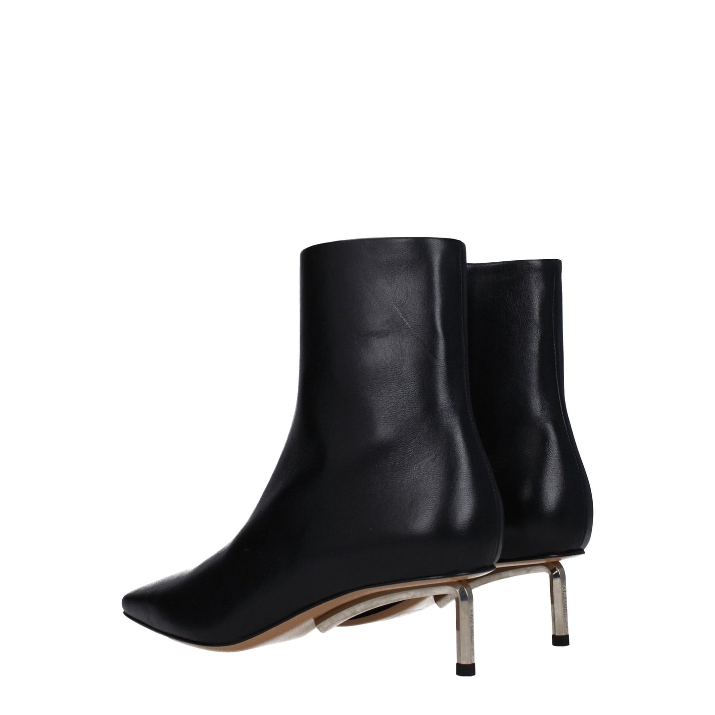 Botines Off-White de piel negra