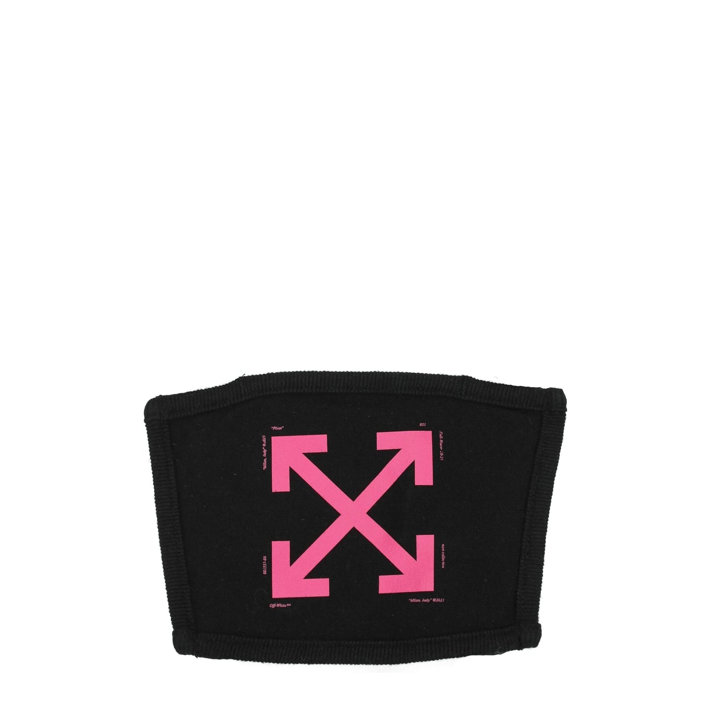 Masque facial Off-White en coton noir