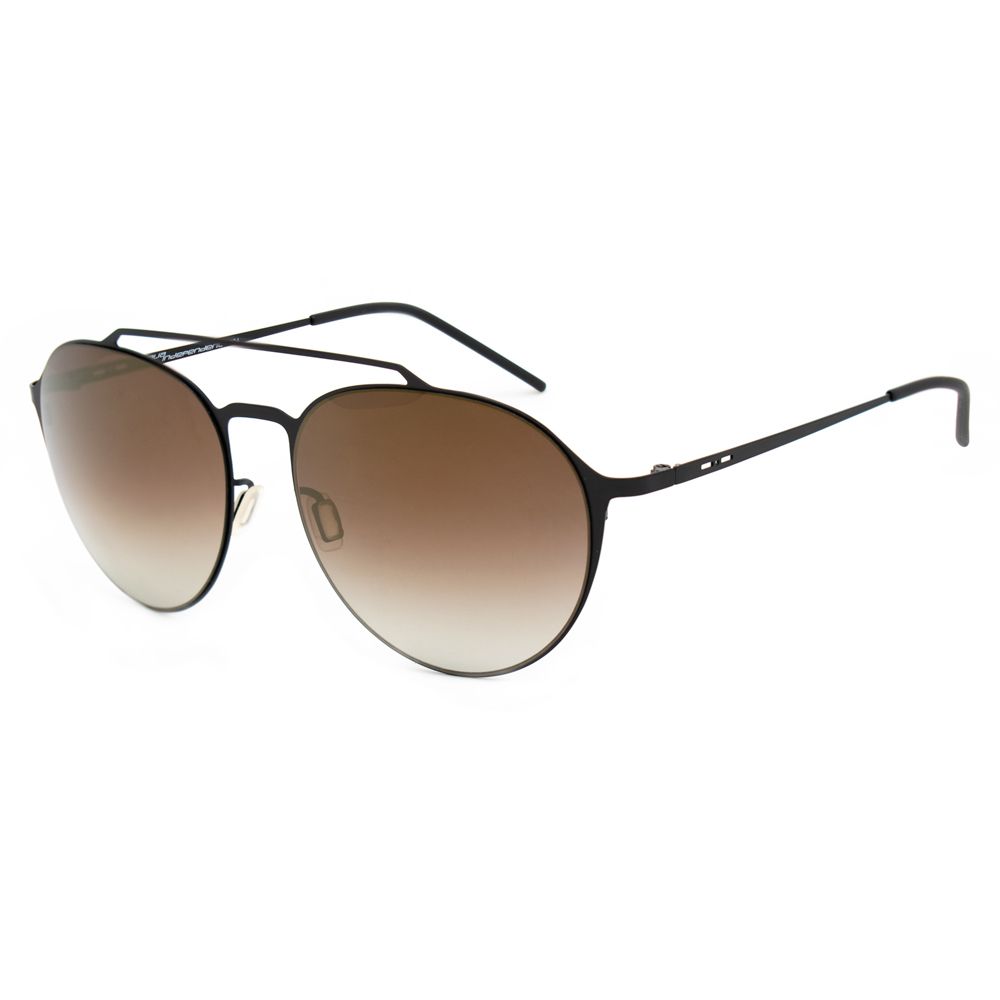Italia Independent Black Metal Sunglasses