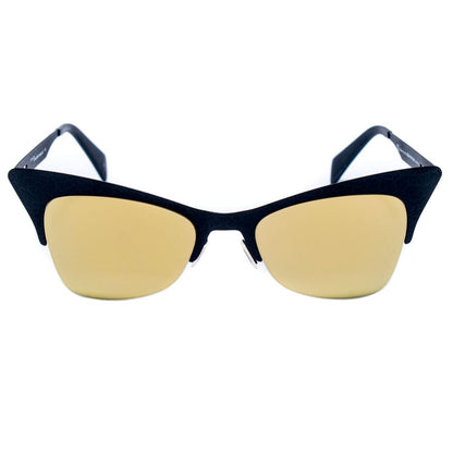 Italia Independent Black Metal Sunglasses