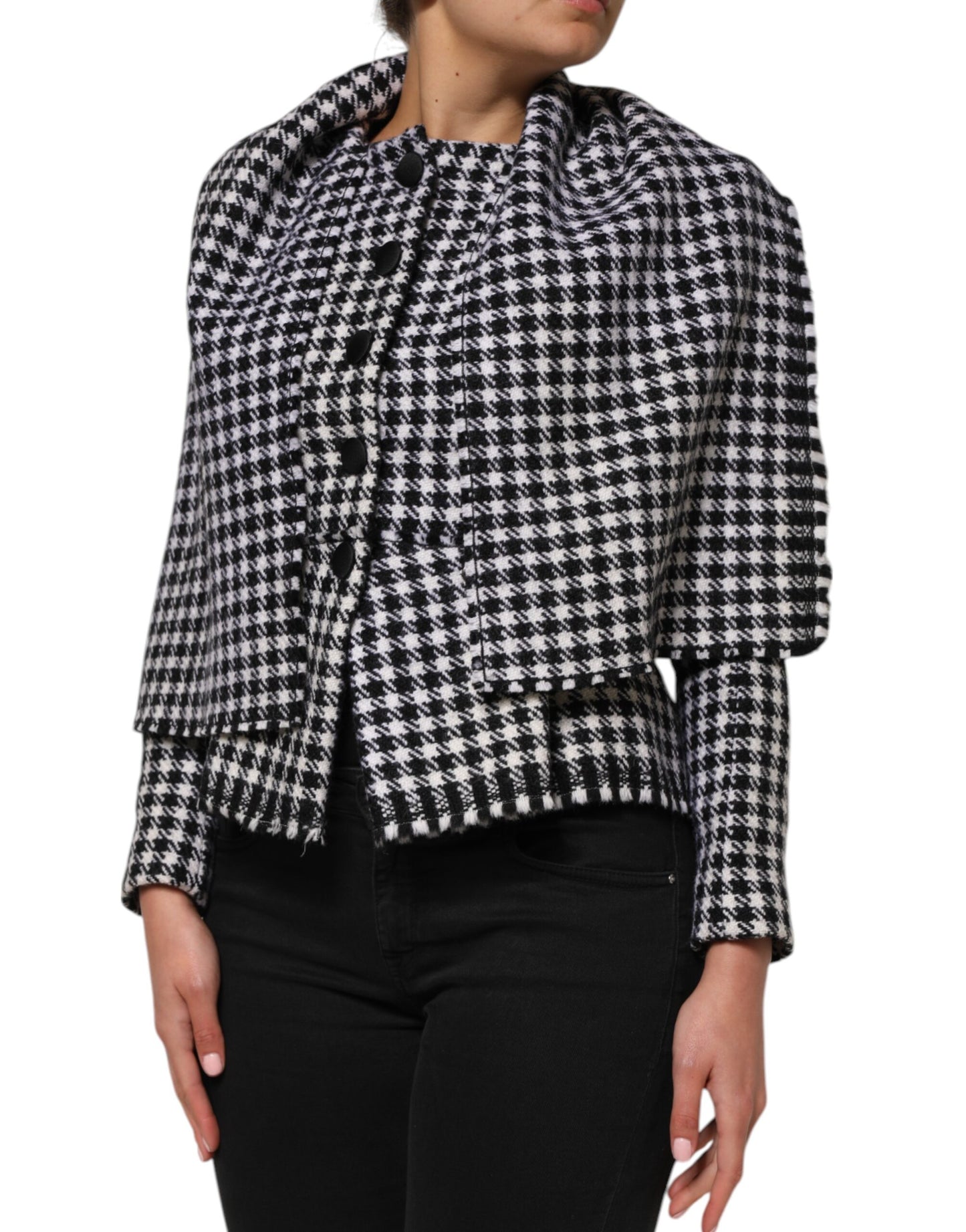 Chaqueta Dolce & Gabbana de lana multicolor con estampado monocromático