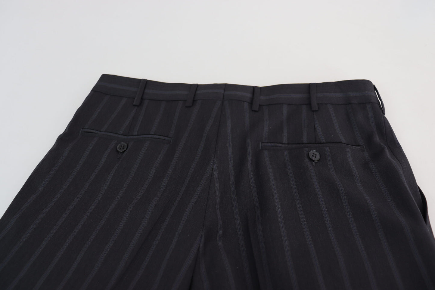 Dolce & Gabbana Pantalón de Vestir Formal de Lana Gris