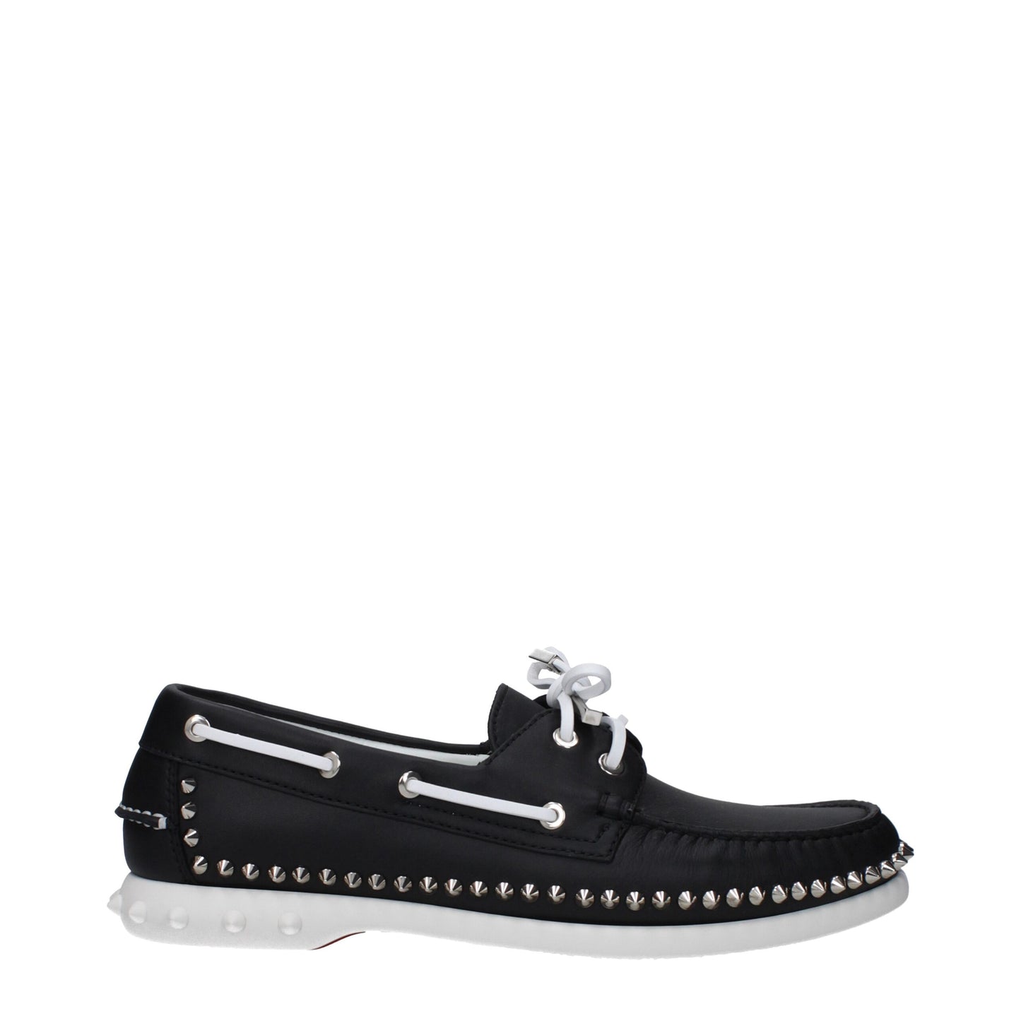 Mocasines sin cordones de piel negra Christian Louboutin