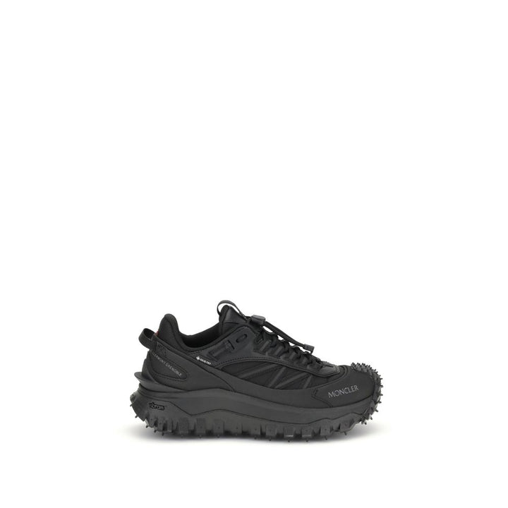 Zapatillas deportivas Moncler de piel de becerro negra Bos Taurus