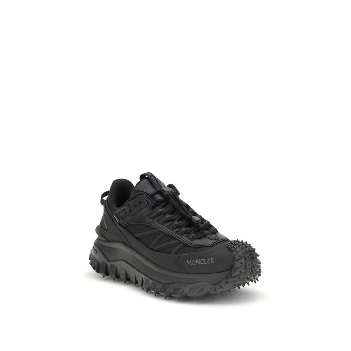 Zapatillas deportivas Moncler de piel de becerro negra Bos Taurus