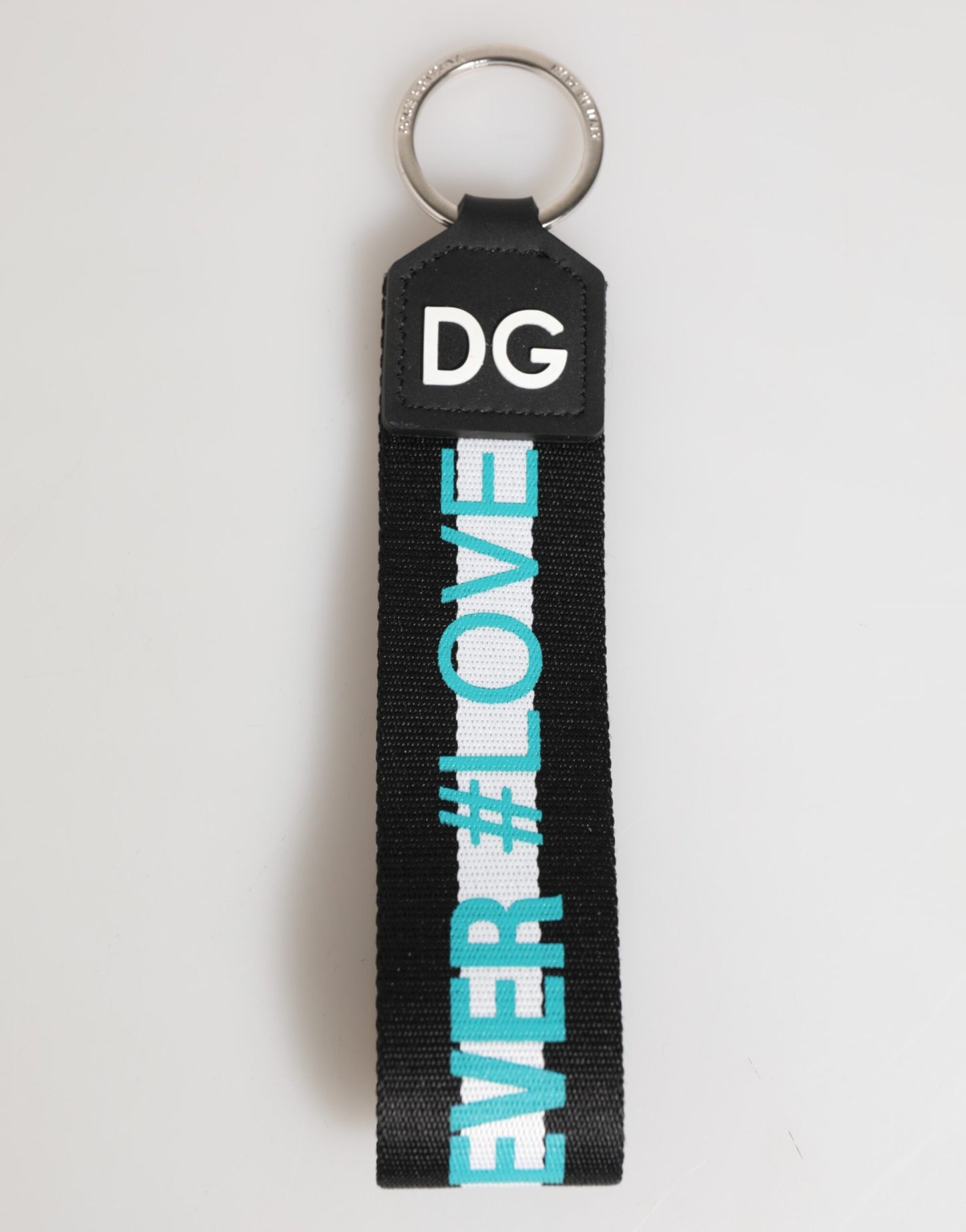 Porte-clés Dolce & Gabbana multicolore en polyester et laiton avec logo