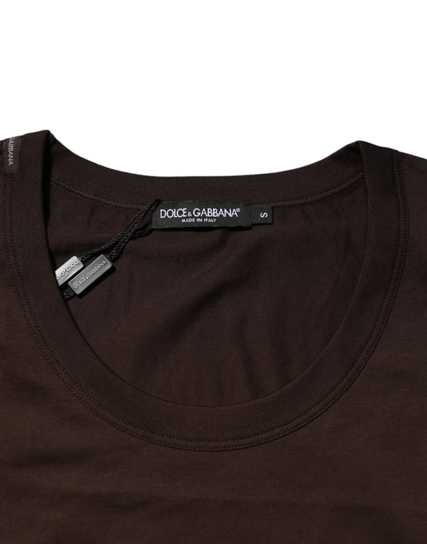 Camiseta sin mangas para hombre Dolce & Gabbana de algodón marrón