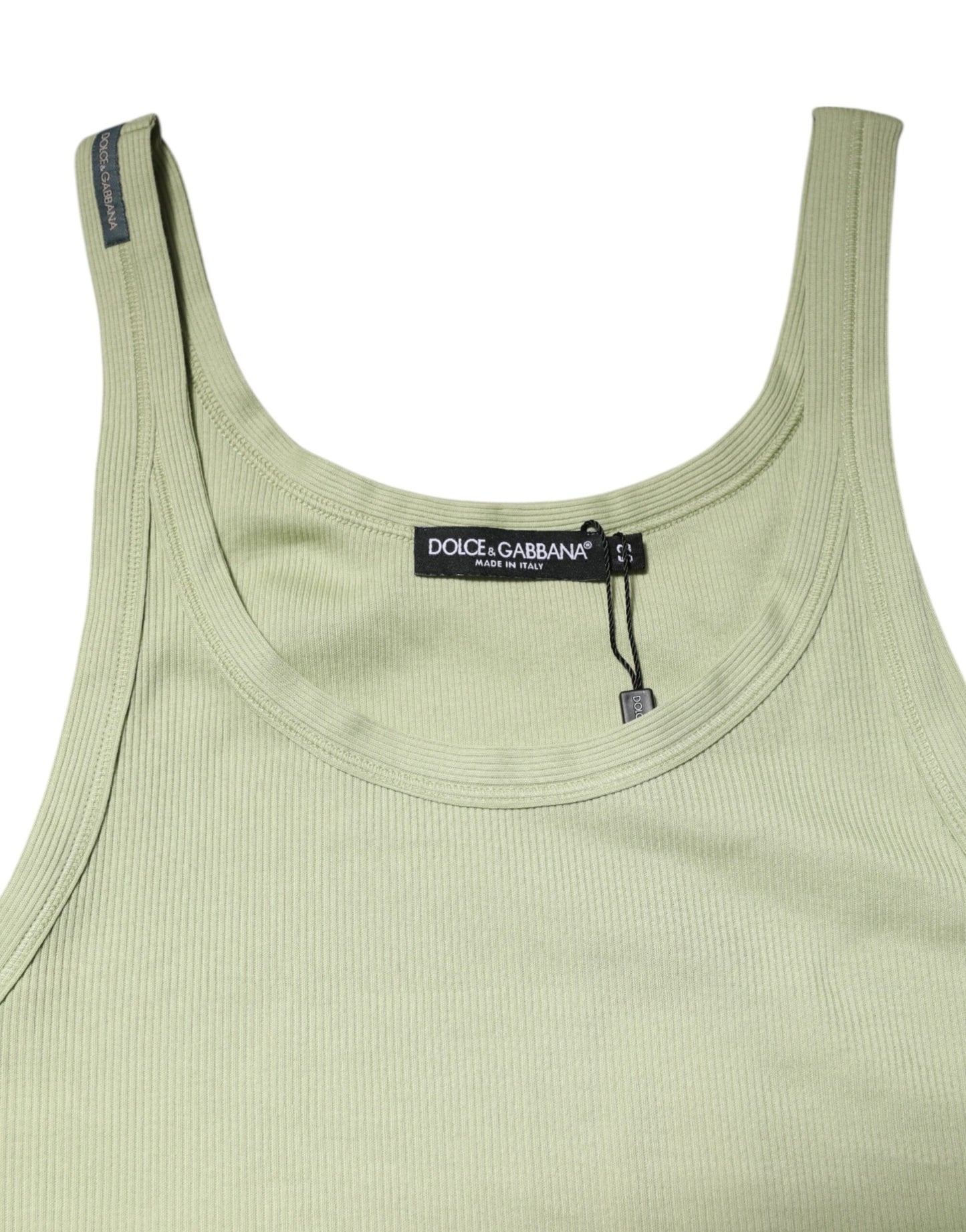 Dolce & Gabbana Camiseta sin mangas verde claro para hombre