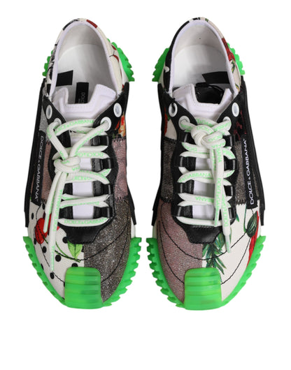 Zapatillas Dolce & Gabbana Multicolor DG Logo Leopardo Cereza