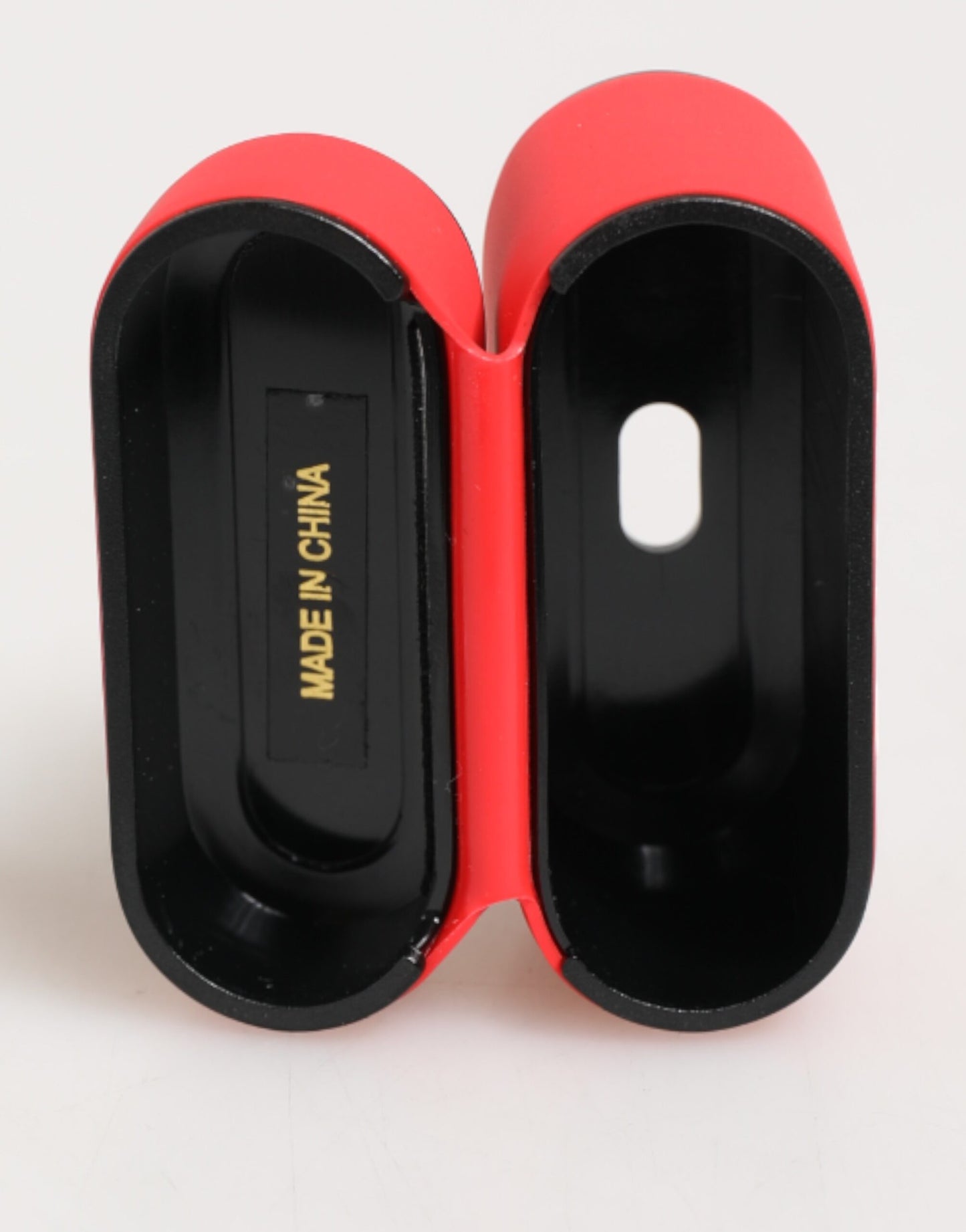 Étui Airpods Dolce & Gabbana Homme Rouge en PVC Gaufré Logo DG