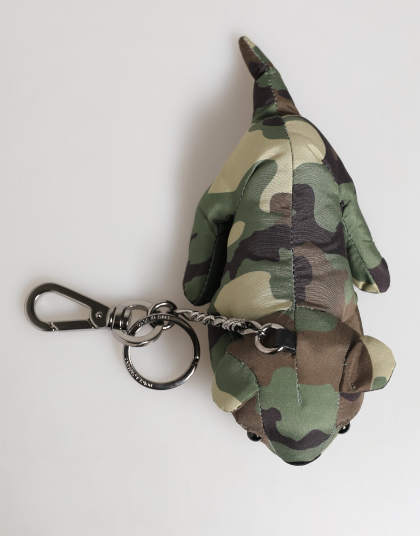 Porte-clés Dolce & Gabbana camouflage multicolore silhouette animale