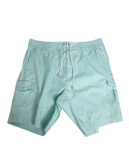 Short de bain Dolce & Gabbana en polyester bleu aqua pour homme