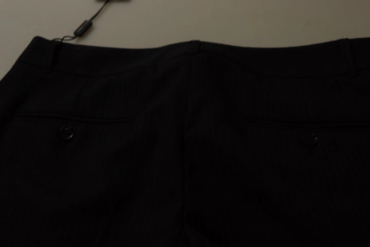 Pantalones Dolce & Gabbana de tiro medio con rayas negras