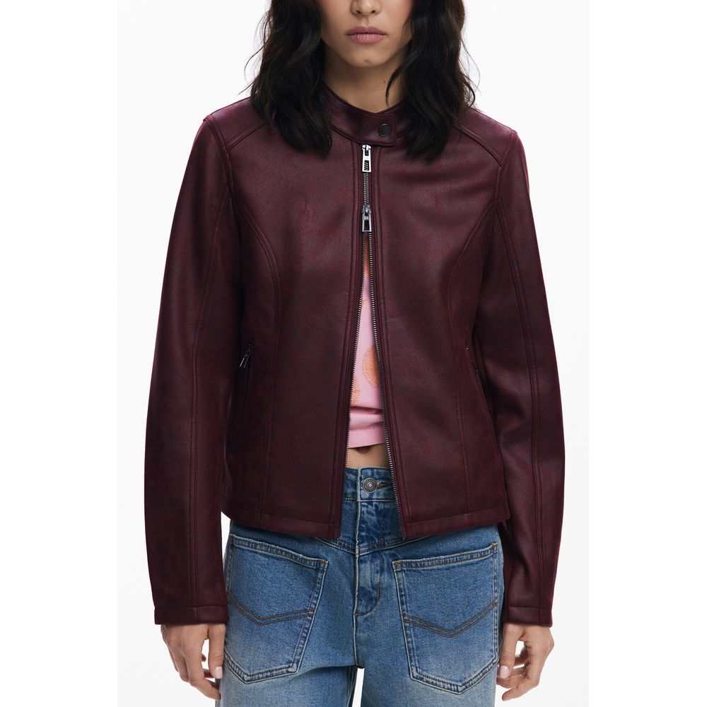 Desigual Red Polyester Women's Jacket