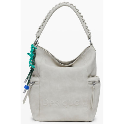 Desigual Beige Polyurethane Women Backpack