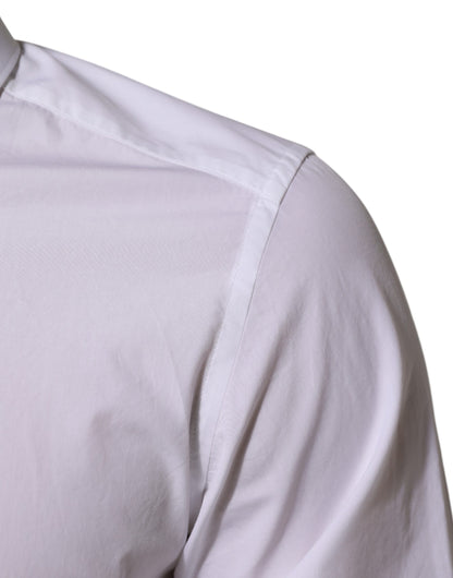 Camisa formal de vestir MARTINI de algodón blanco para hombre de Dolce & Gabbana