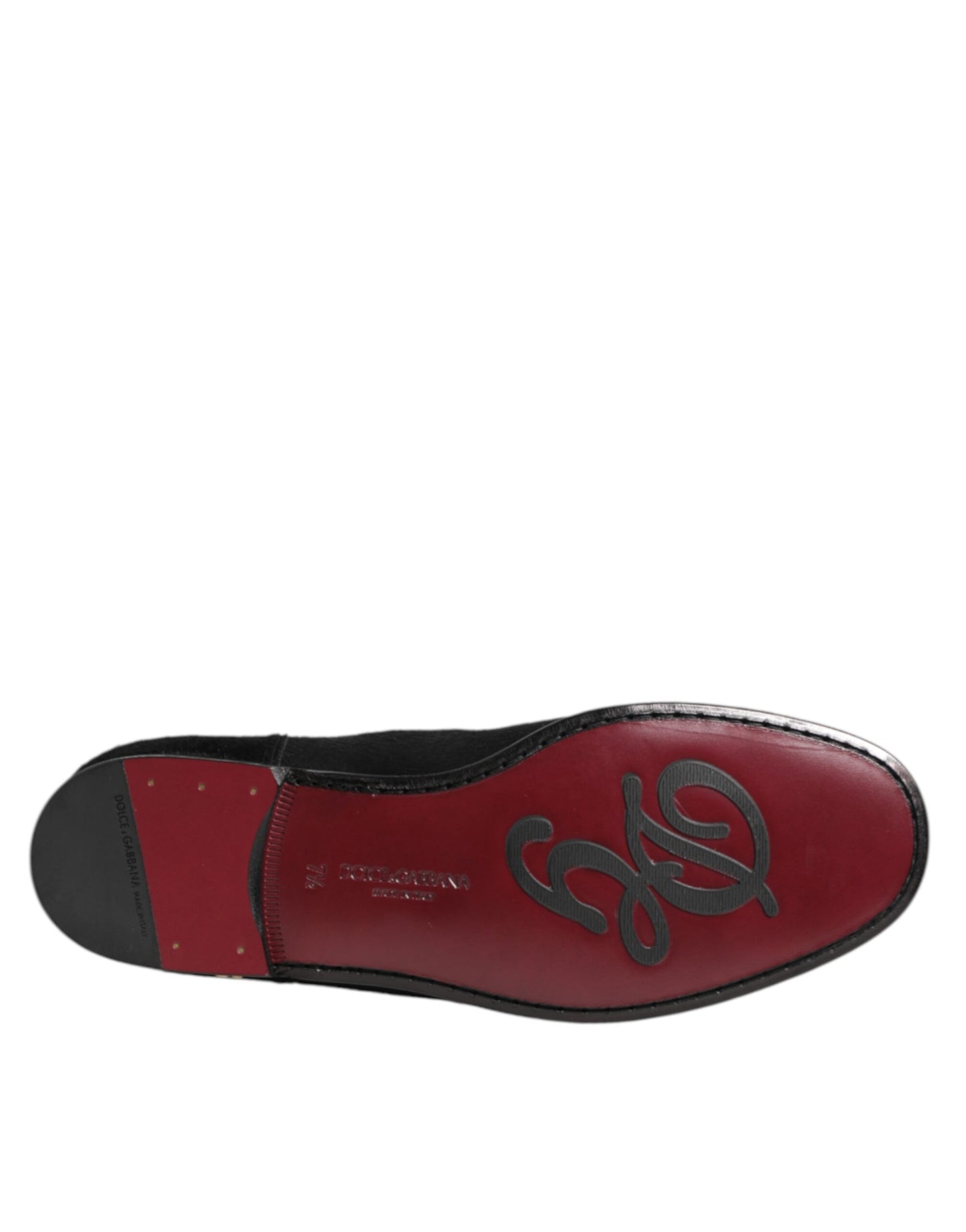 Dolce & Gabbana Botas Zapatos Chelsea de Cuero Negro con Piel para Hombre