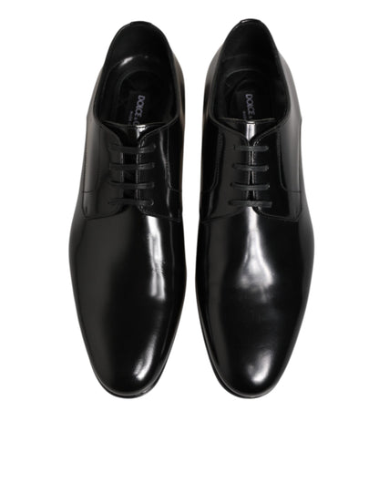 Chaussures habillées Richelieu Dolce & Gabbana en cuir de veau noir pour homme