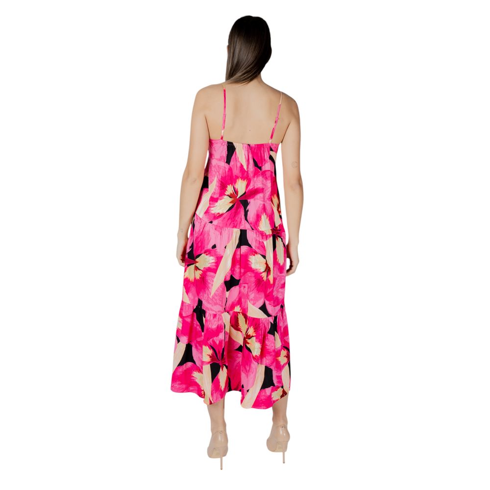 Only Multicolor Viscose Long Dress