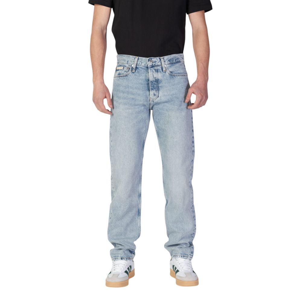 Calvin Klein Jeans Light Blue Organic Cotton Relaxed Fit Jeans