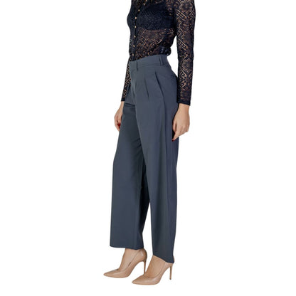 Calvin Klein Jeans Gray Recycled Polyester Casual Pants