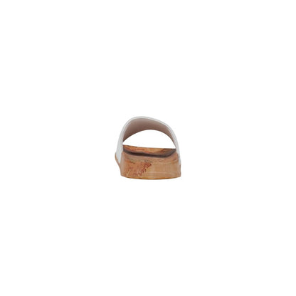 Alviero Martini Prima Classe White Polyethylene Slippers