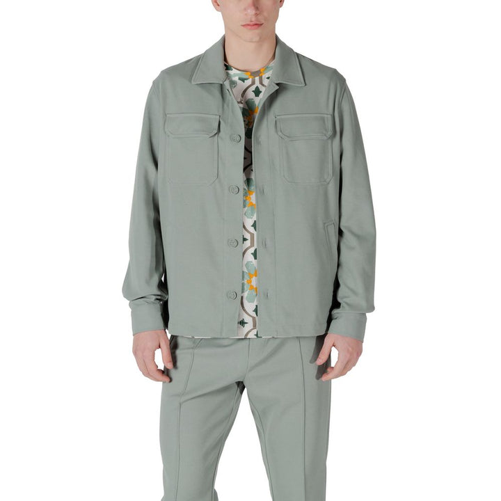 Antony Morato Bicolor Polyester Coat
