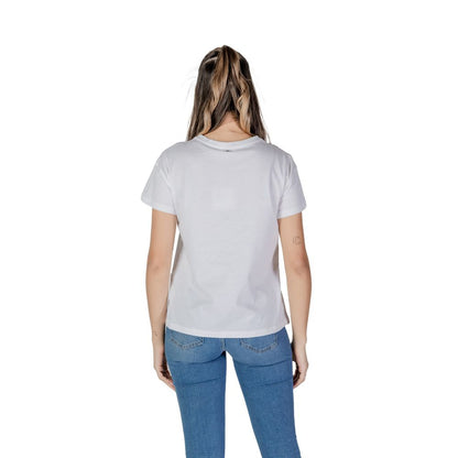 Liu Jo White Cotton T-Shirt