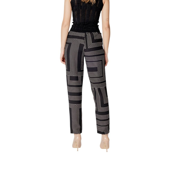 Jacqueline De Yong Black Viscose Pants