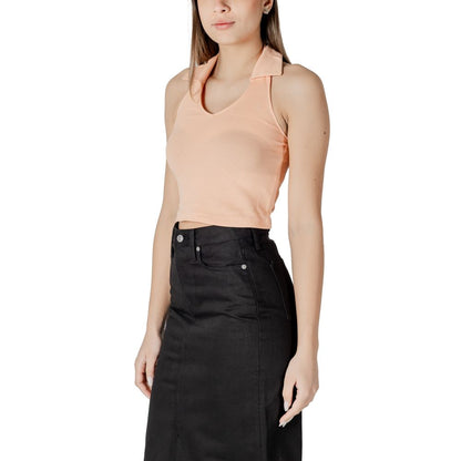 Calvin Klein Jeans Orange Cotton Top