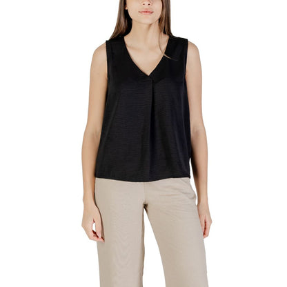 Only Black Recycled Polyester Tank Tops