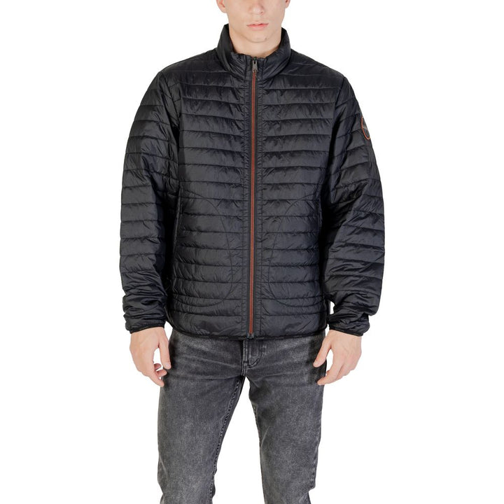 Napapijri Black Polyamide Coat