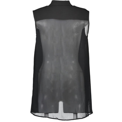 Love Moschino Black Viscose Women's Shirt