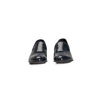 Roberto Pepe Luxury Blue Calfskin Men Loafer