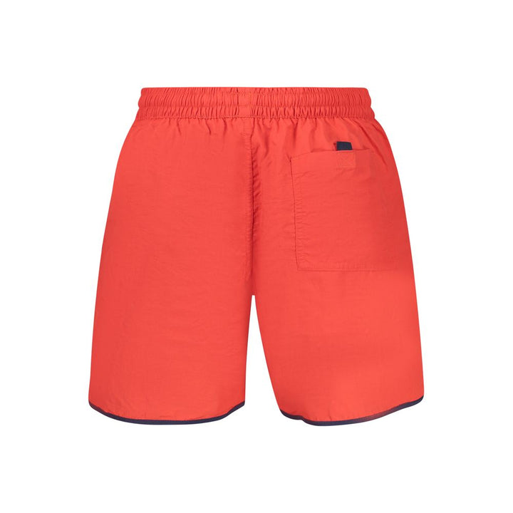 Norway 1963 Rosso Poliammide Men's Swim Boxer