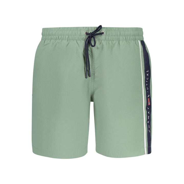 Norway 1963 Verde Poliammide Men's Swim Boxer