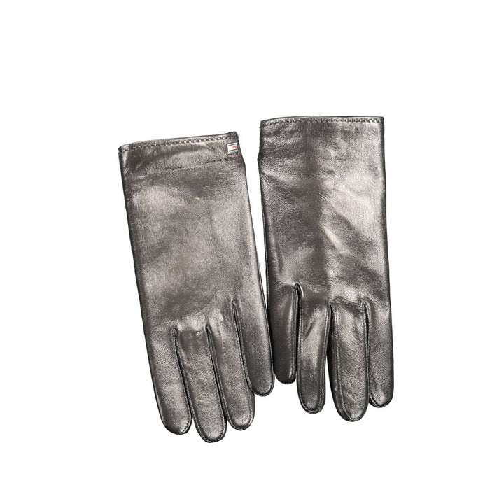 Tommy Hilfiger Black Leather Men's Glove